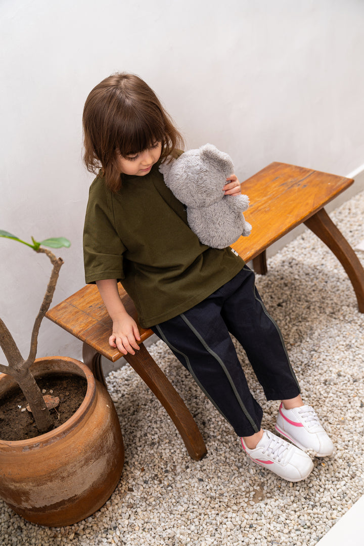 Gangnam Oversized Tshirt (Olive Green)