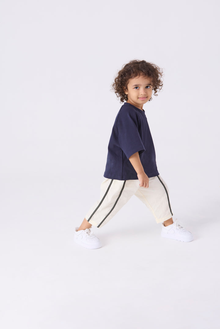Gangnam Oversized Tshirt (Navy Blue)