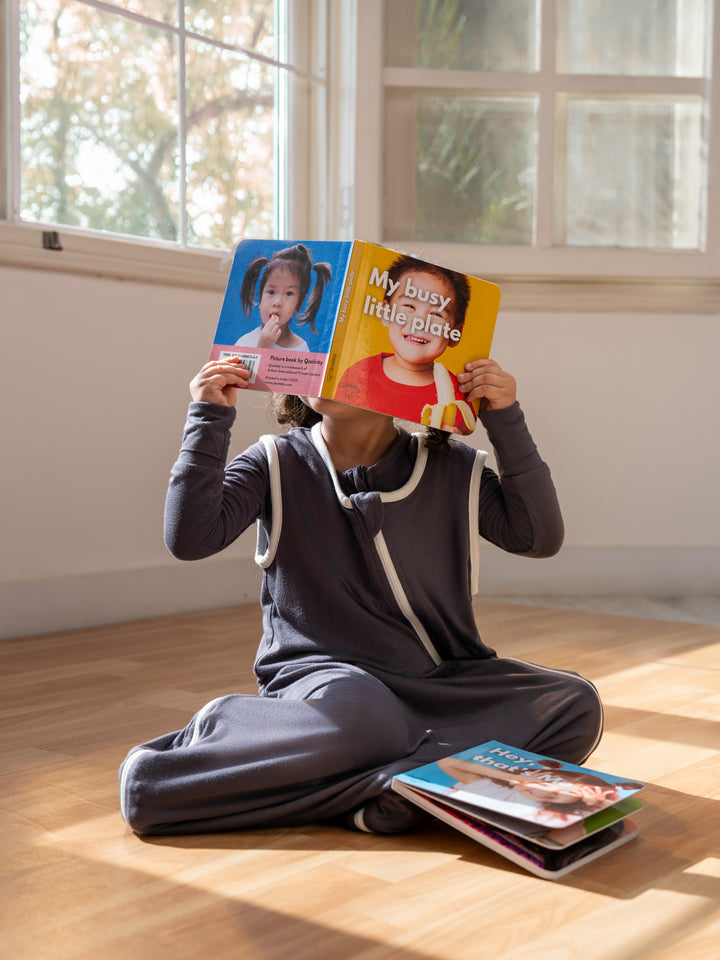 My busy little plate - A picture book