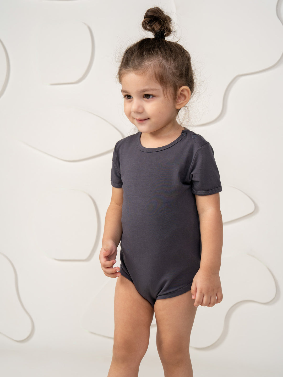Fitzroy Bamboo onesie (Slate Gray)