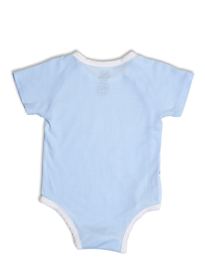Bondi  Cotton Mesh Onesie (Misty Blue)