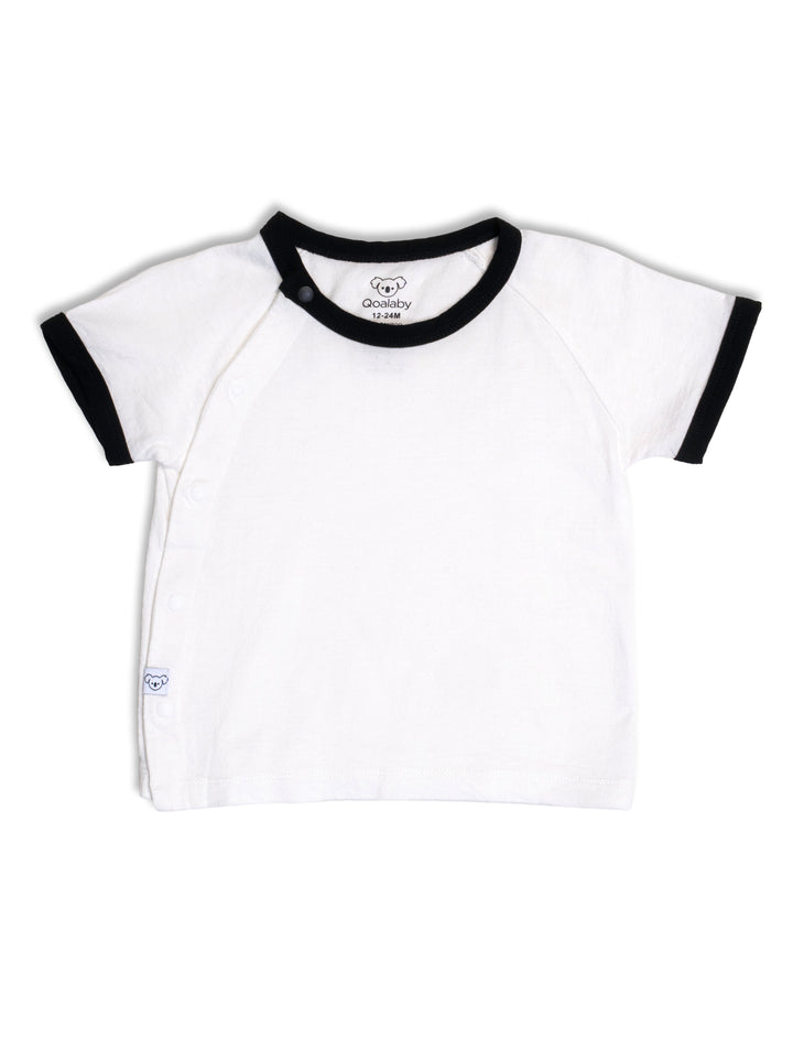 Bondi  Cotton Mesh Tshirt (Panda White)