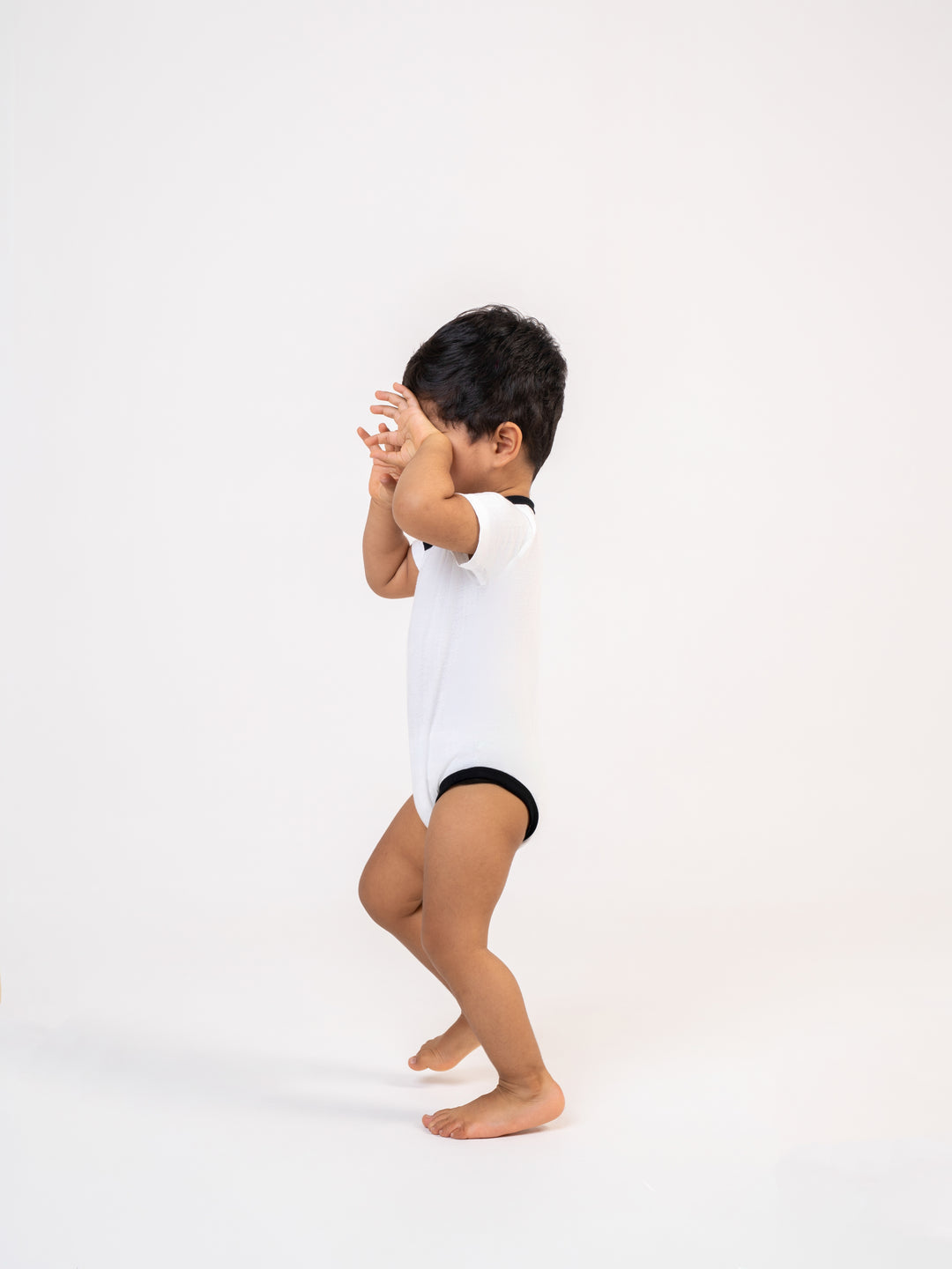 Bondi  Cotton Mesh Onesie (Panda White)