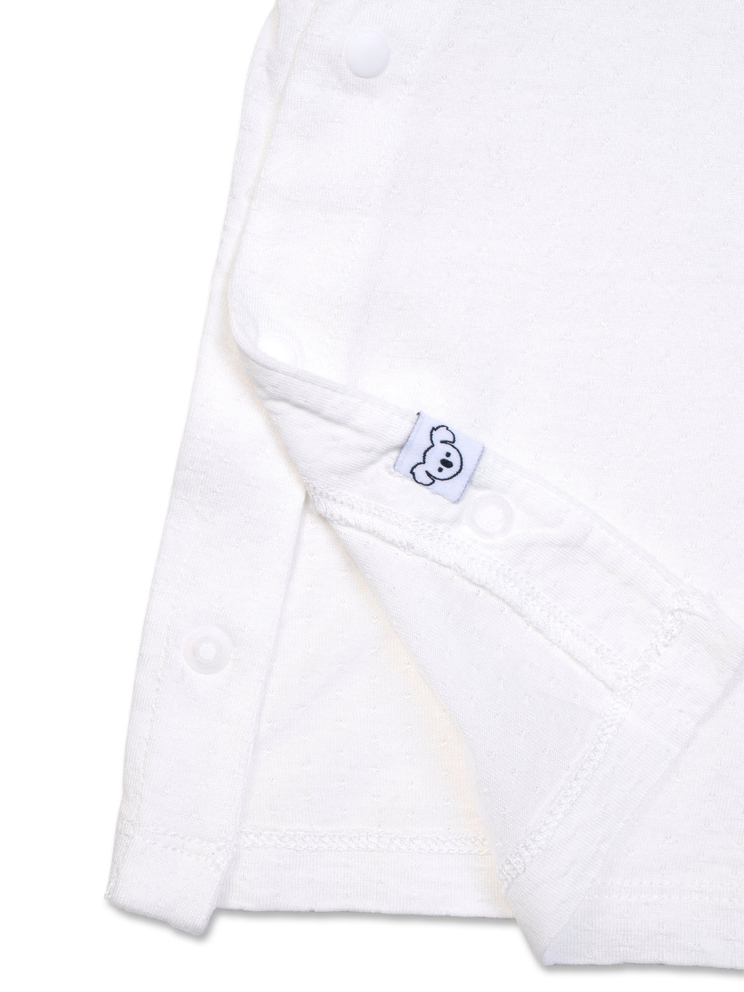 Bondi  Cotton Mesh Tshirt (Panda White)
