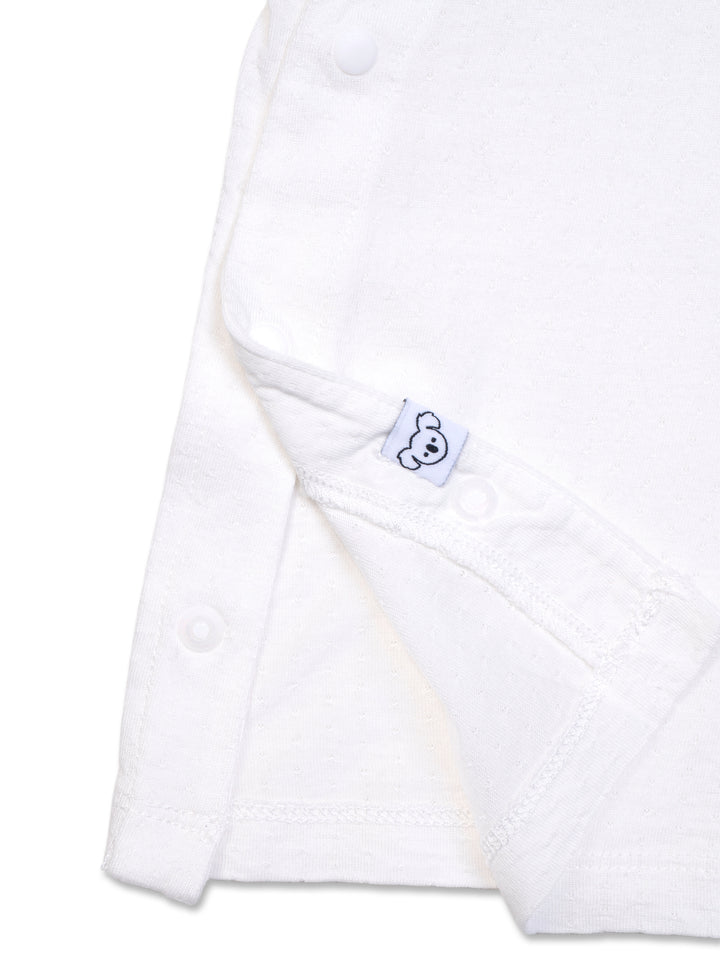 Bondi  Cotton Mesh Tshirt (Panda White)