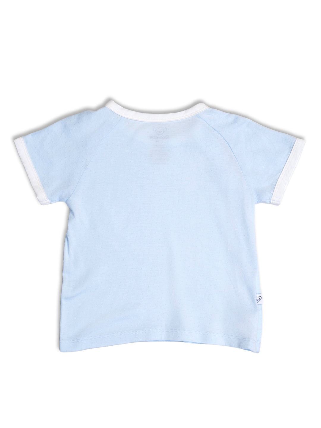 Bondi  Cotton Mesh Tshirt (Misty Blue)