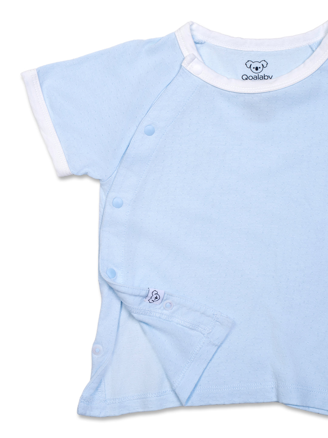 Bondi  Cotton Mesh Tshirt (Misty Blue)