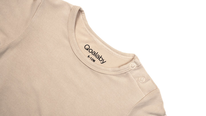 Fitzroy Bamboo onesie (Oatmilk)