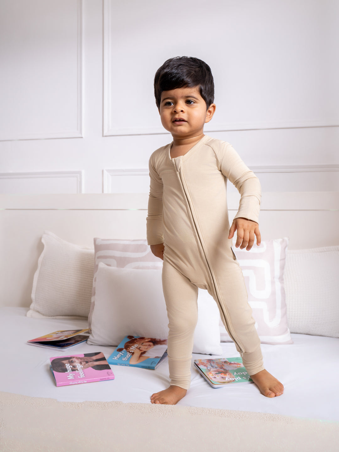 Liljeholmen Bamboo Sleepsuit (Oatmilk)