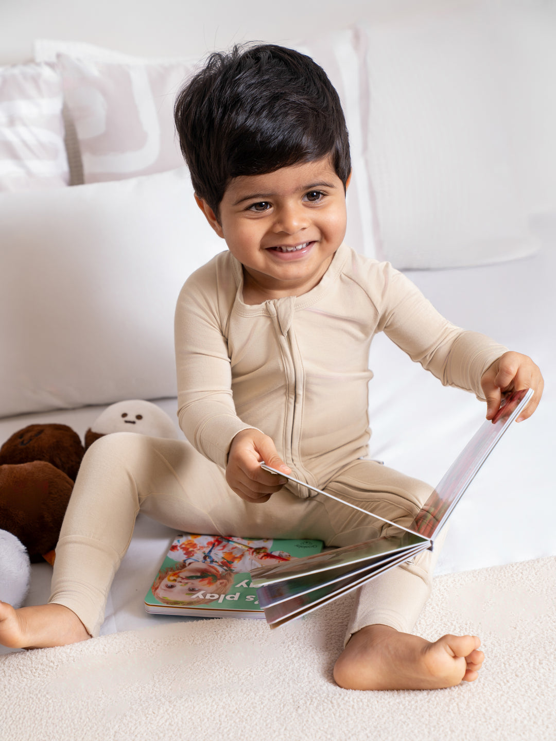 Liljeholmen Bamboo Sleepsuit (Oatmilk)